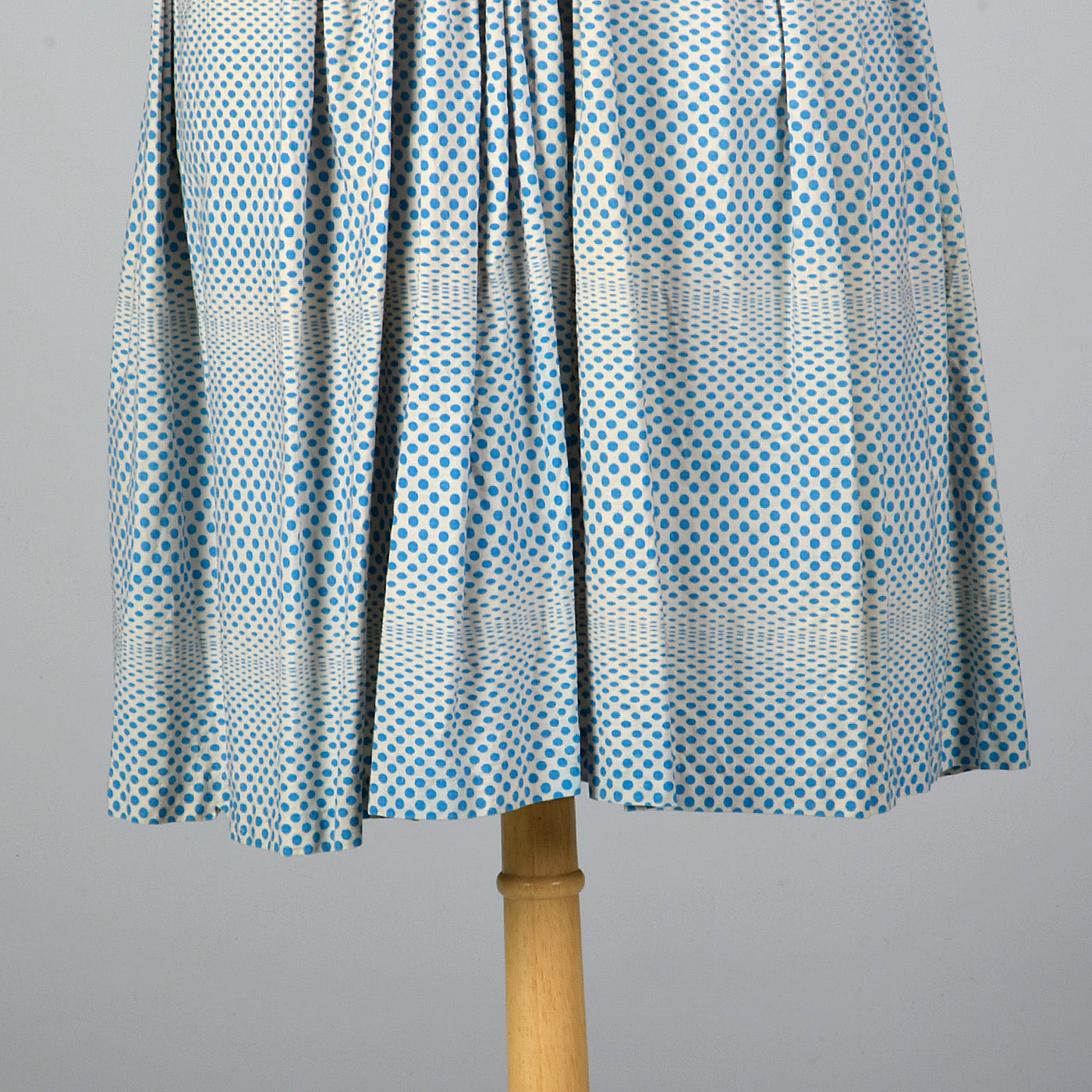 1950s Op Art Print Dot Dress