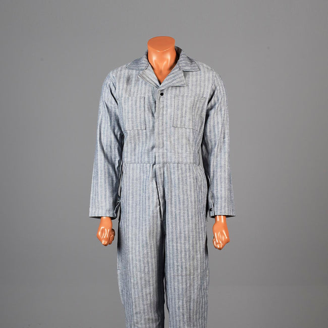 1960s Mens Deadstock Cotton Coveralls