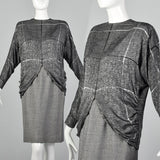 XS Galanos 1980s Skirt and Blouse Set