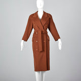 1980s Escada Luxurious Cashmere Trench Coat