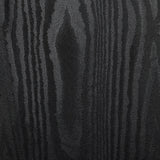 1960s Black Moire Double Breasted Coat