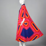 1970s Art Tent Dress with Belt