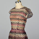 1950s Sheer Ribbon Dress