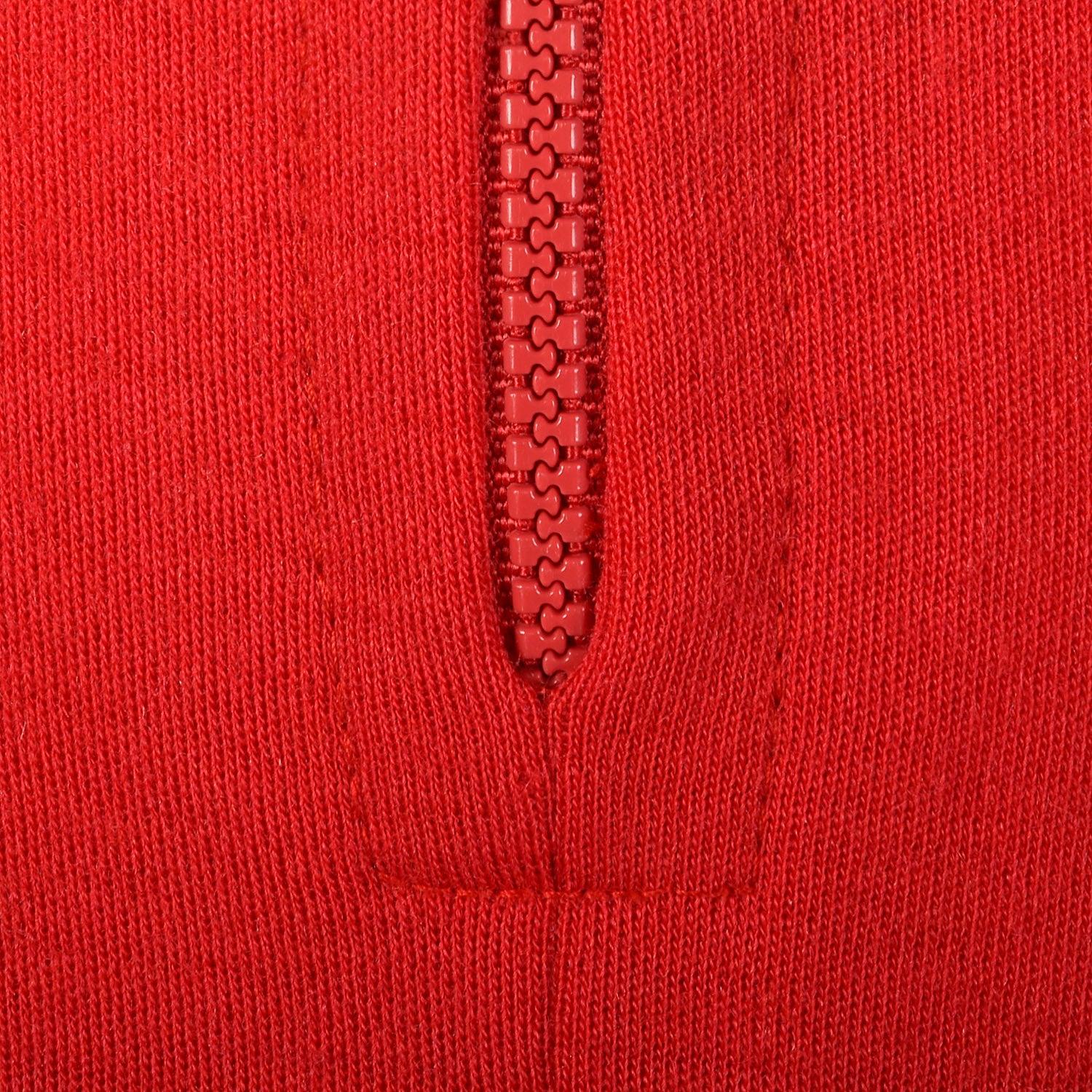 Small Bill Blass 1970s Red Wool Zip Front Dress