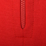 Small Bill Blass 1970s Red Wool Zip Front Dress