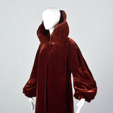 Incredible Art Deco Opera Coat with Portrait Collar & Bishop Sleeves