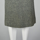 1950s Green Tweed Skirt