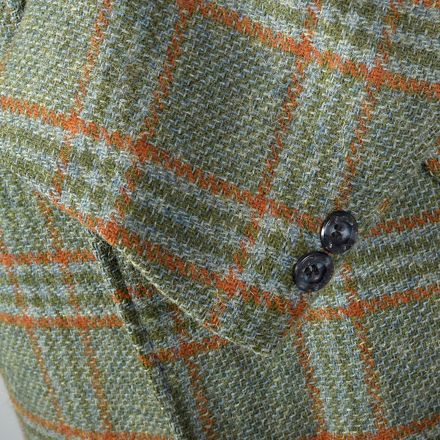 1960s Green Plaid Jacket