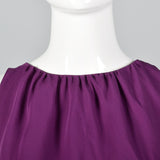 1990s Moschino Purple Silk Dress
