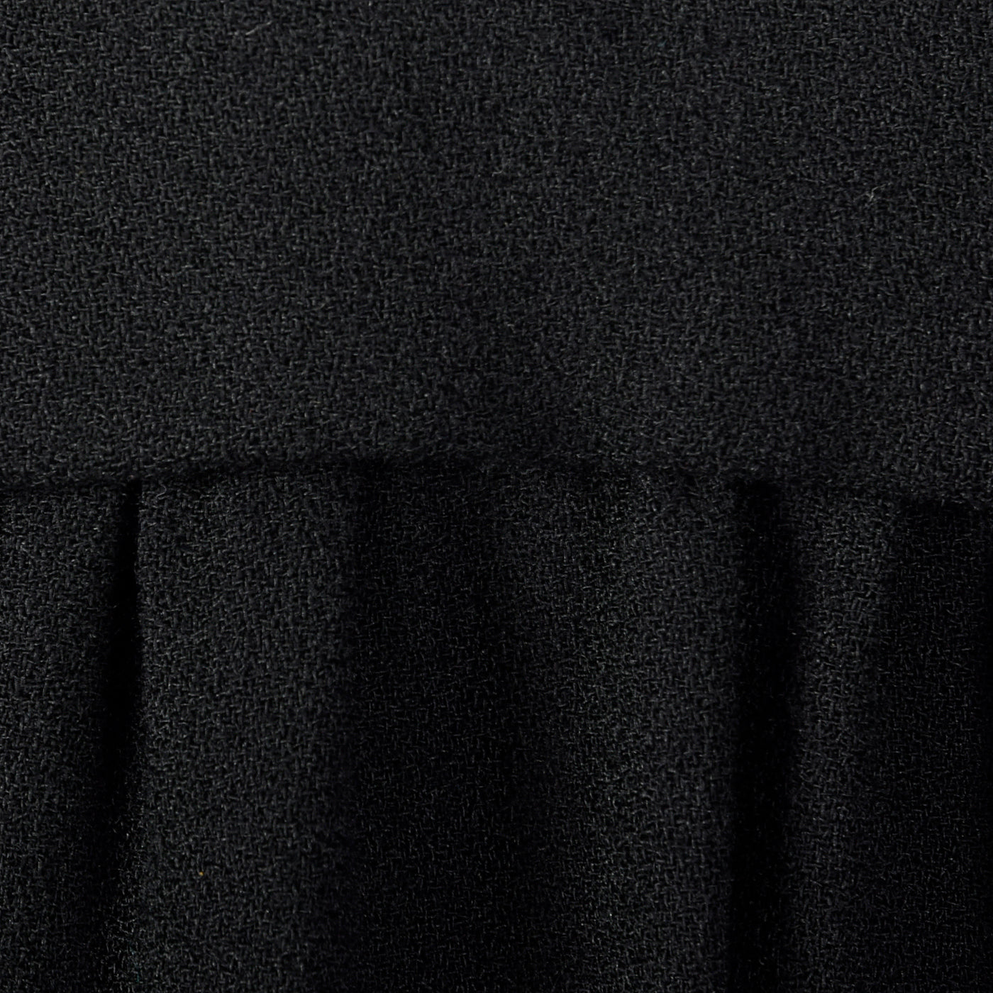 1970s Norman Norell Long Sleeve Little Black Dress in Winter Weight Wool, Gustave Tassell