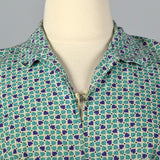 1950s Cotton Day Dress with Novelty Flower Pocket