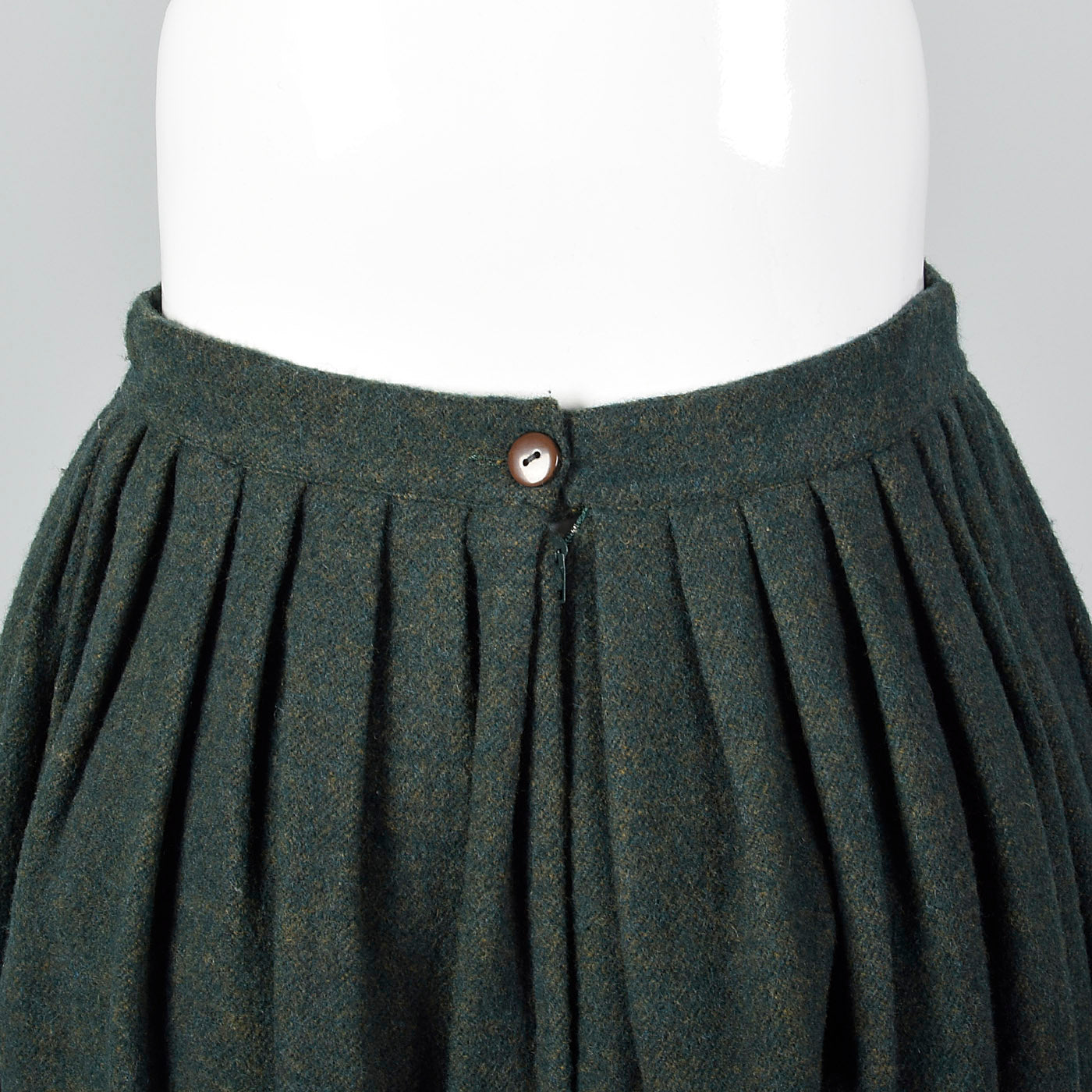 1980s Cacharel Wool and Cashmere Blend Skirt