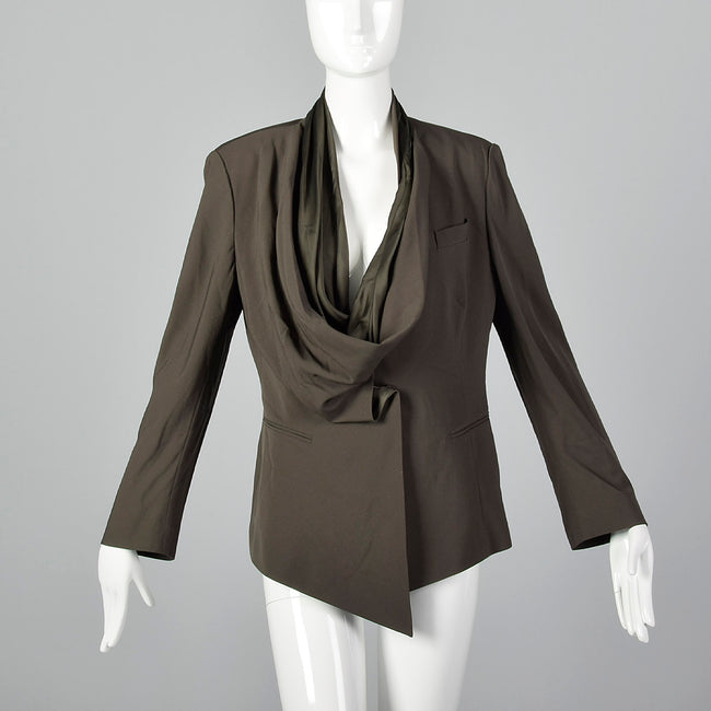 1980s Donna Karan Brown Blazer