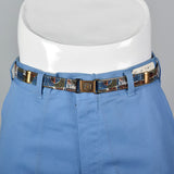 1950s Deadstock Blue Bermuda Shorts