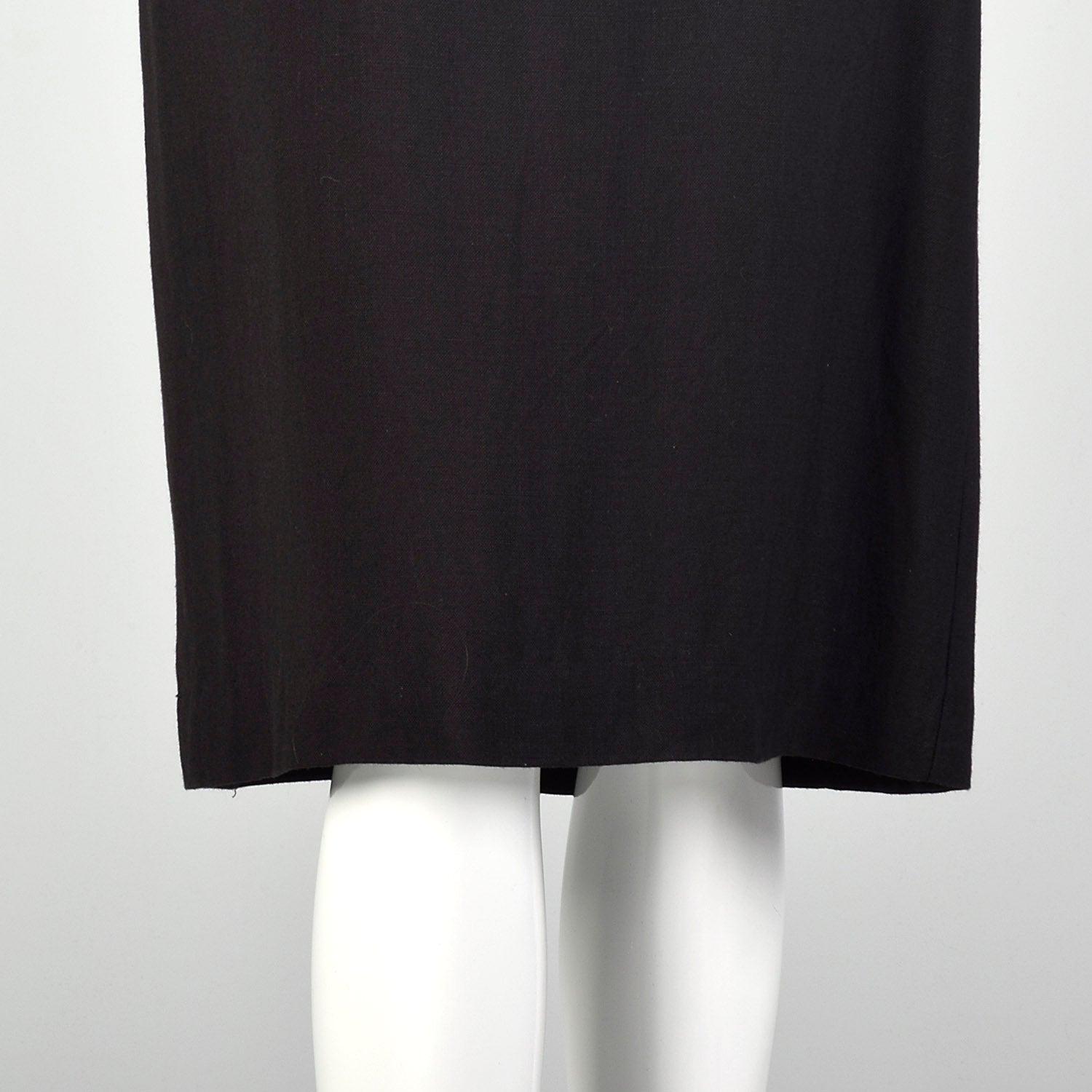 XS 1960s Sleeveless Mod Little Black Shift Dress