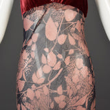 1930s Bias Cut Silk Halter Dress
