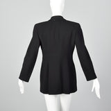 1980s Claude Montana Black Blazer