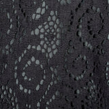 1950s Black Dress Set with Lace Overlay