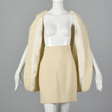 1970s Byblos High Waist Skirt and Tunic Vest Set