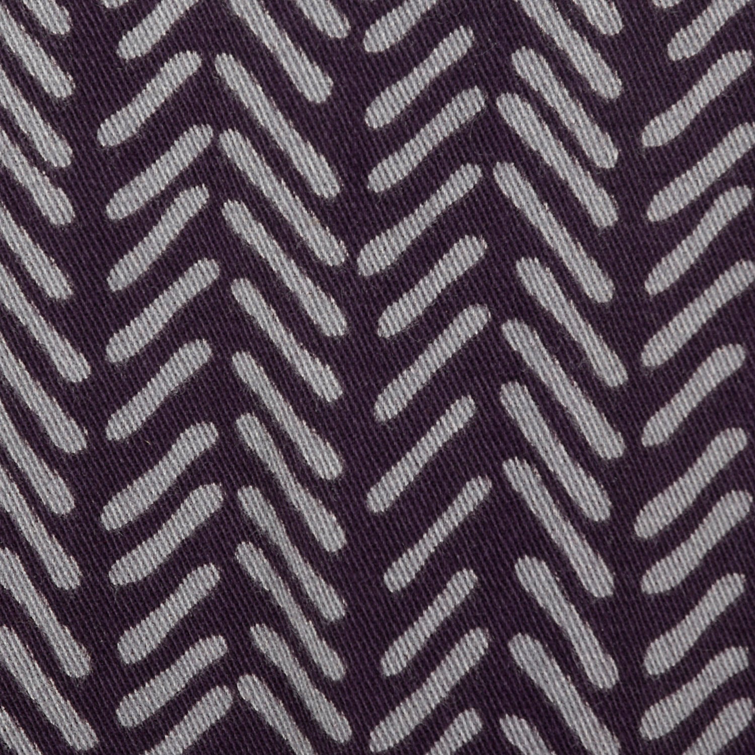 Medium 1980s Gray Chevron Knit