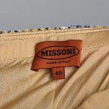 1970s Missoni Extra Long Sheer Knit Pants