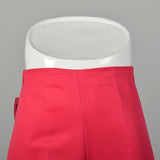 XL 1970s Hot Pink Pants Sequin High Rise Wide Leg