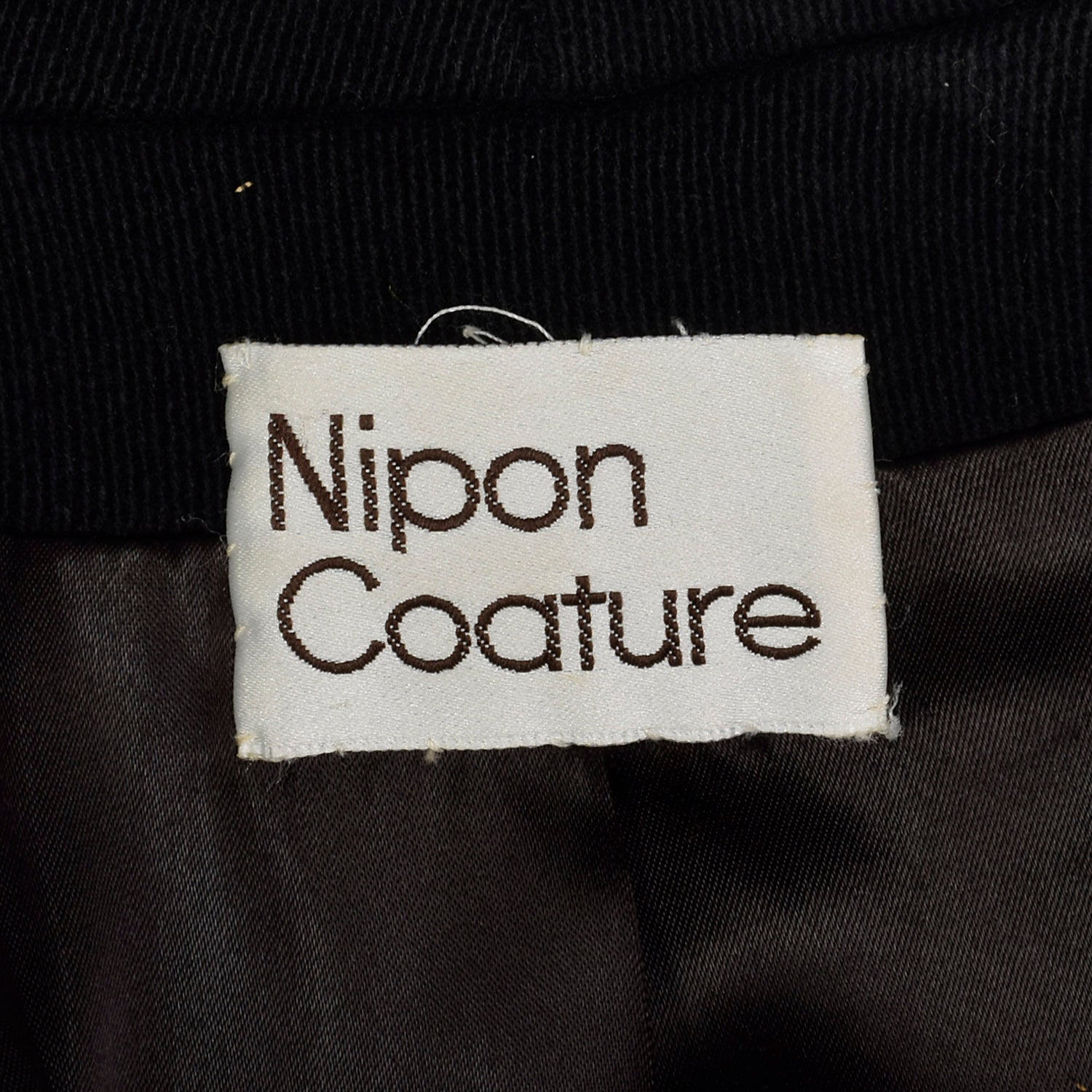 Small 1980s Albert Nipon Minimalist Winter Coat