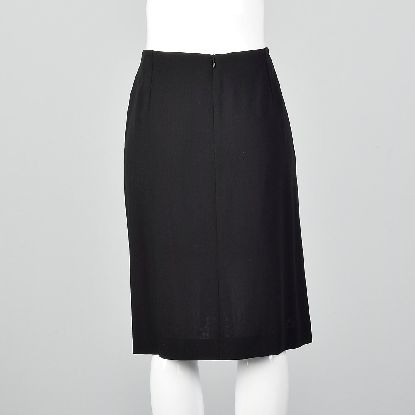 1990s Armani Collezioni Black Pencil Skirt