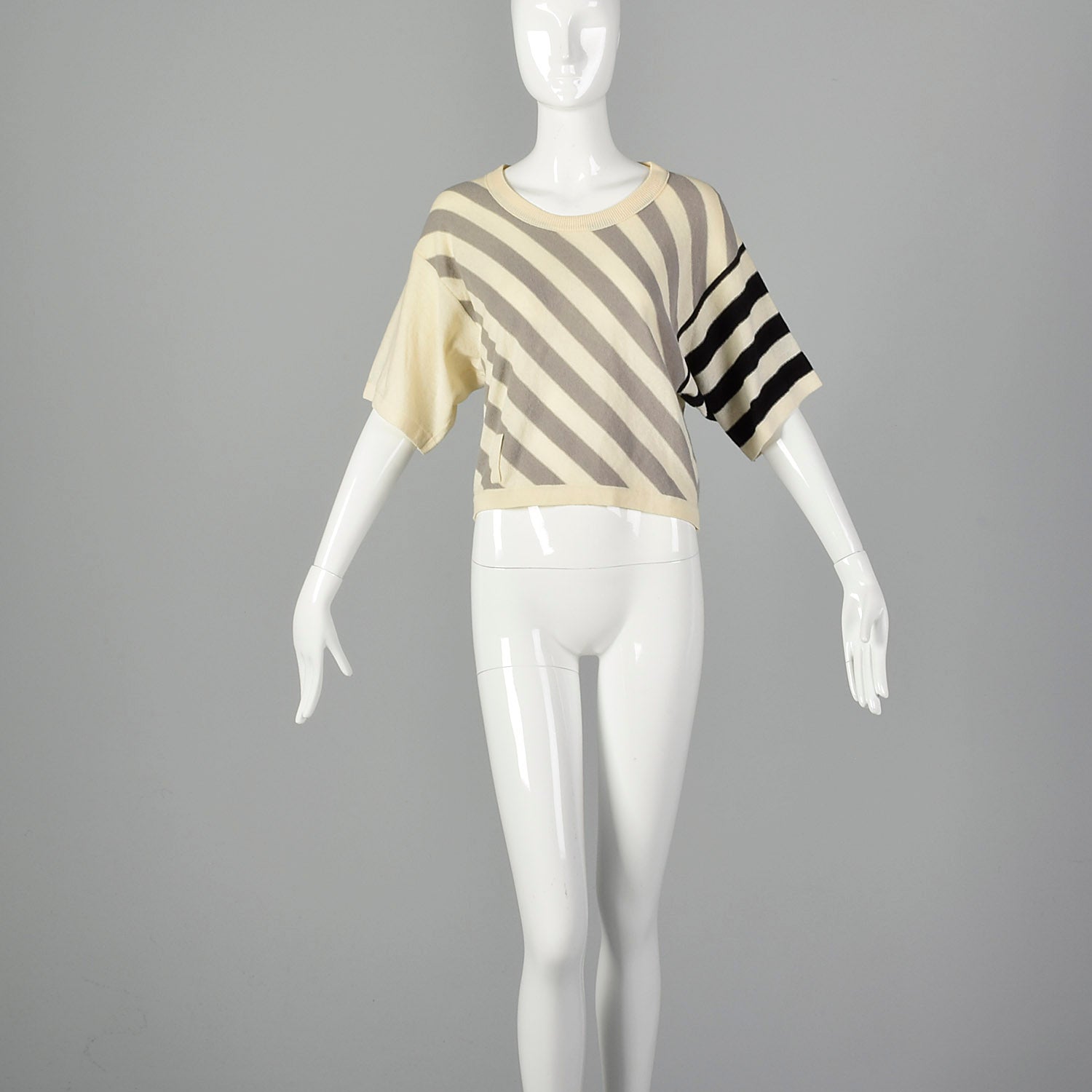 Sonia Rykiel Small Short Sleeve Striped Sweater