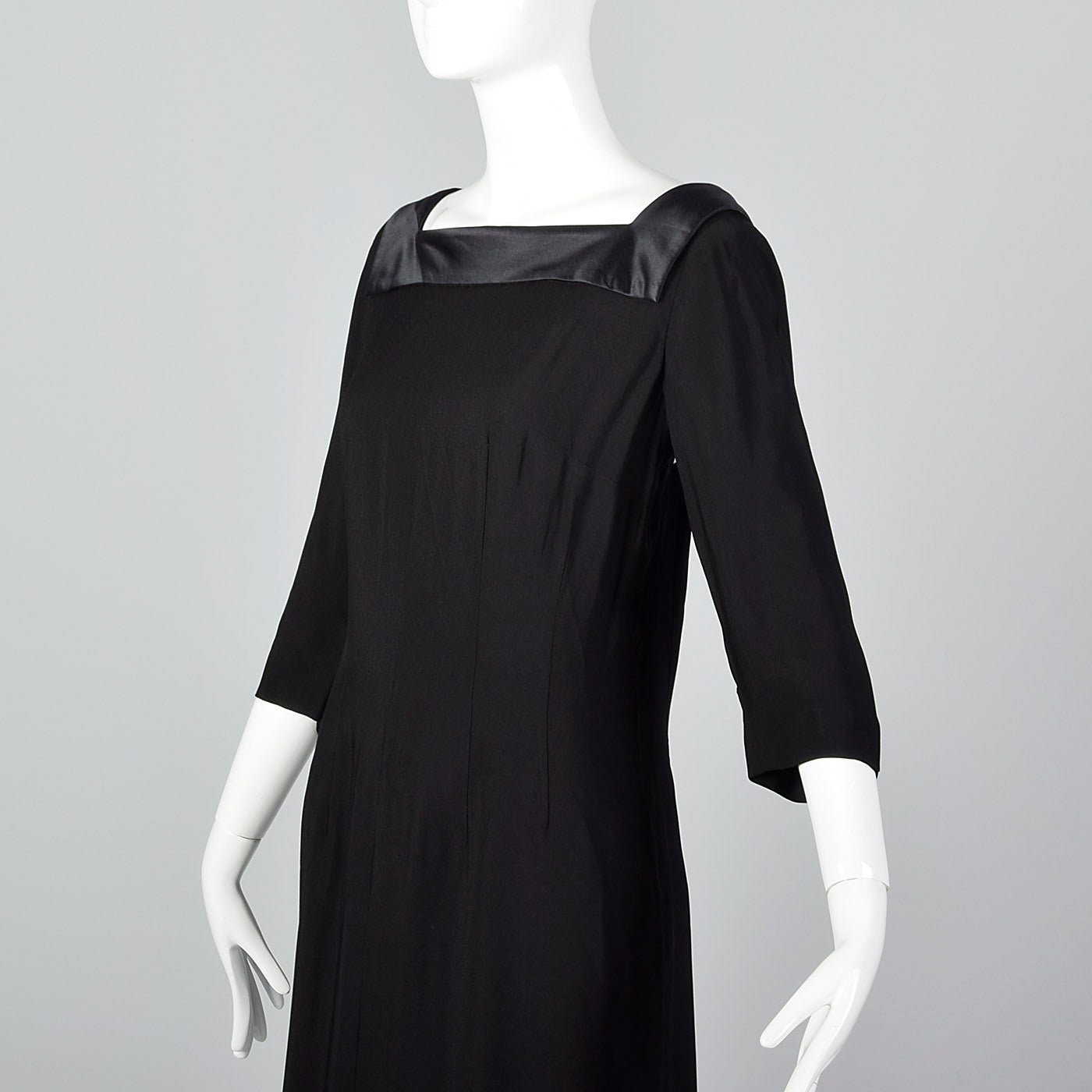 1960s Howard Greer Little Black Dress with Peekaboo Lace Hem, from 28 Shop