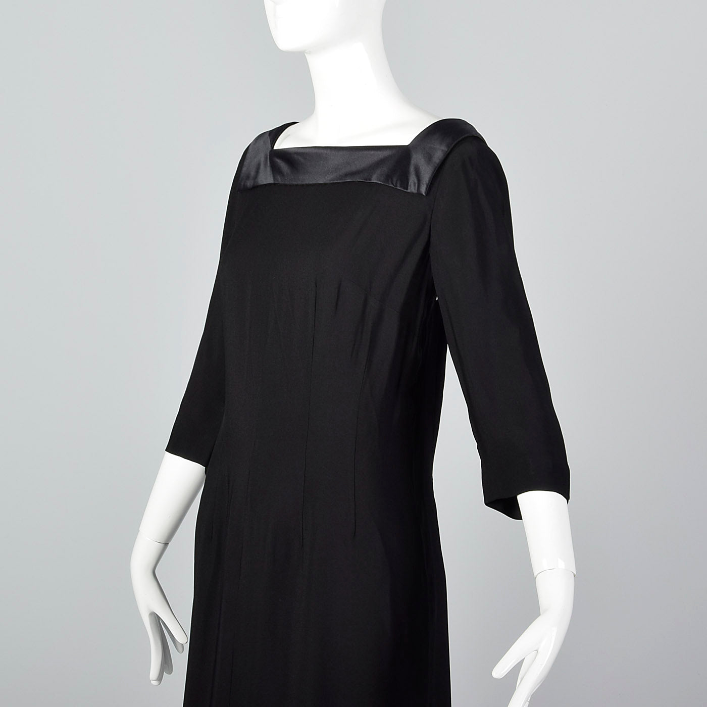 1960s Howard Greer Little Black Dress with Peekaboo Lace Hem, from 28 Style & Salvage 1960s Howard Greer Little Black Dress with Peekaboo Lace Hem, from 28 Style & Salvage