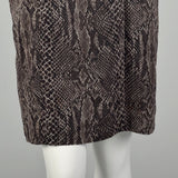 Small Caché Snakeskin Print Dress Peekaboo Bra Illusion Slip Lingerie