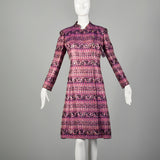 Medium 1960s Adele Simpson Metallic Brocade Coat