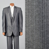 Large 1970s Gray Western Suit