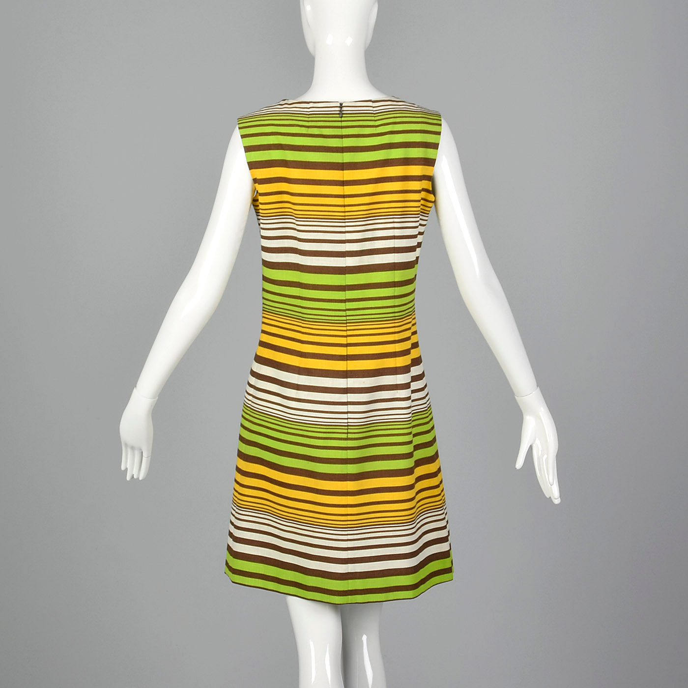 1960s Striped Shift Dress