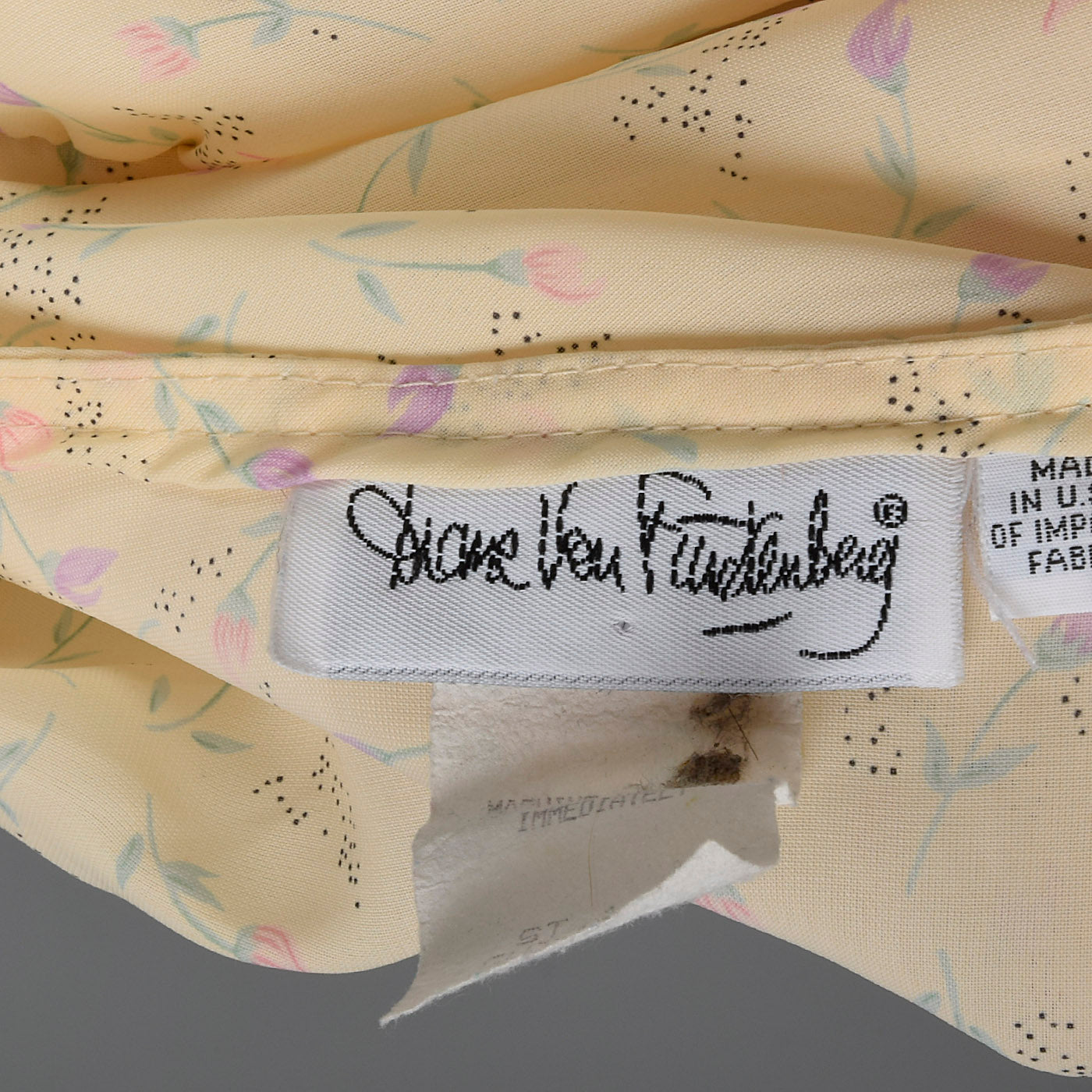 1970s Diane Von Furstenberg Floral Dress