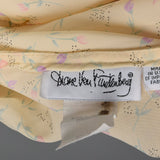 1970s Diane Von Furstenberg Floral Dress