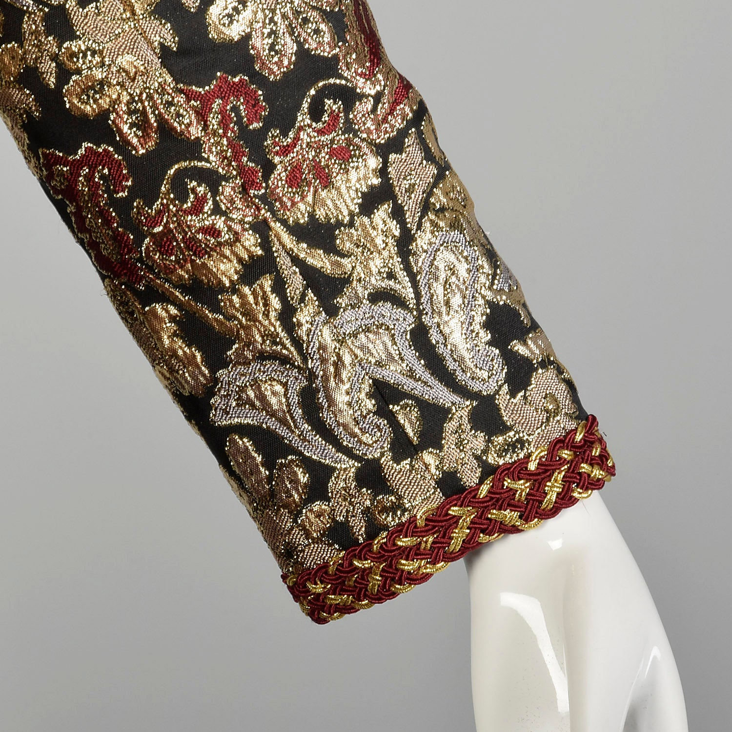 Medium 1989 Documented Victor Costa Ensemble Holiday Evening Two Piece Gown Skirt Jacket Set