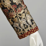 Medium 1989 Documented Victor Costa Ensemble Holiday Evening Two Piece Gown Skirt Jacket Set