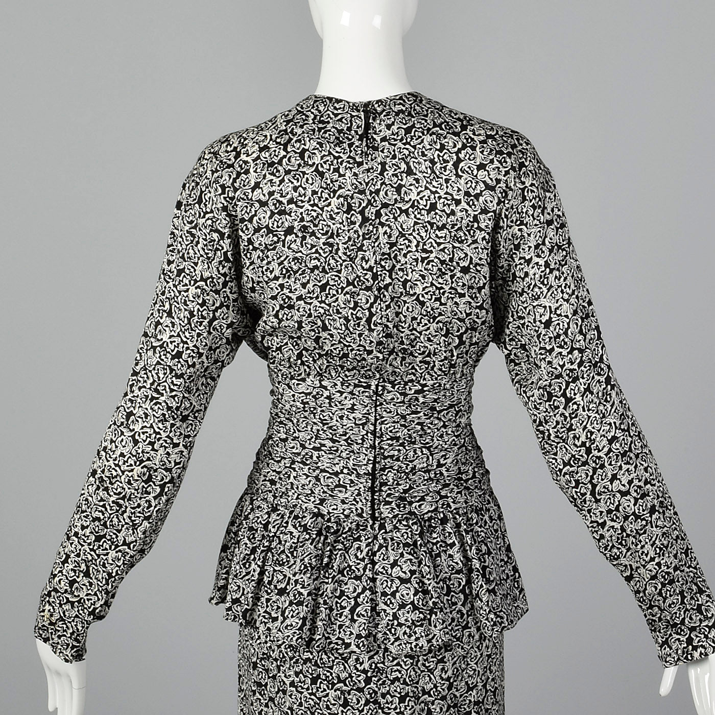 1980s Christian Dior Black and White Dress Style & Salvage 1980s Christian Dior Black and White Dress Style & Salvage