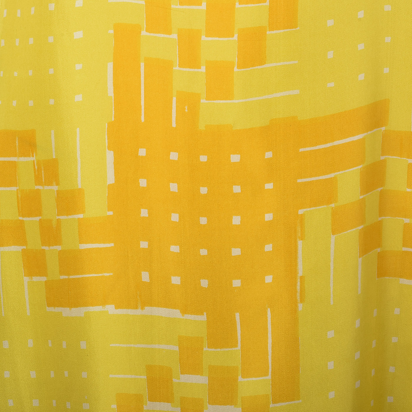 1960s Pat Sandler Bonwit Teller Yellow Silk Dress and Coat Set