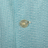 1950s Mens Light Blue Rayon Shirt