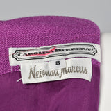 1980s Carolina Herrera Purple Dress