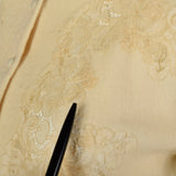 1950s Cashmere Sweater with Lace Inserts