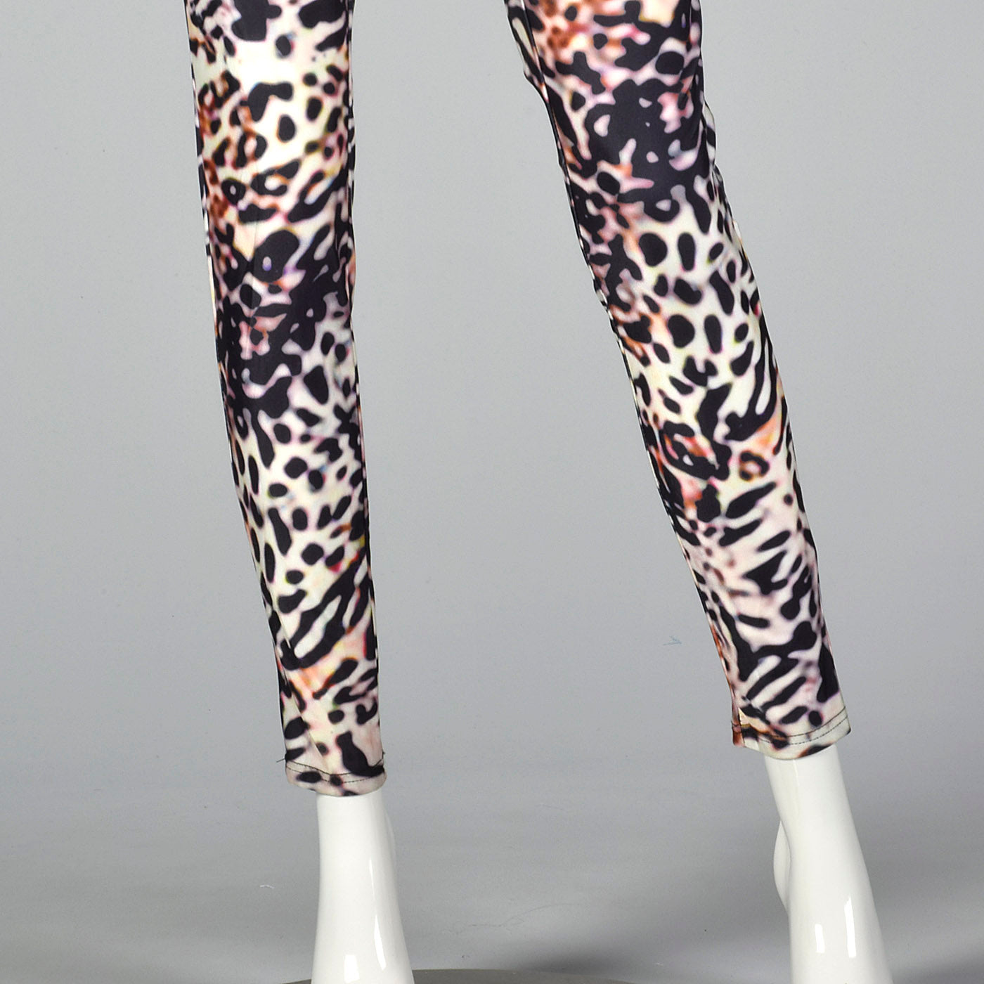 1990s Animal Print Spandex Catsuit
