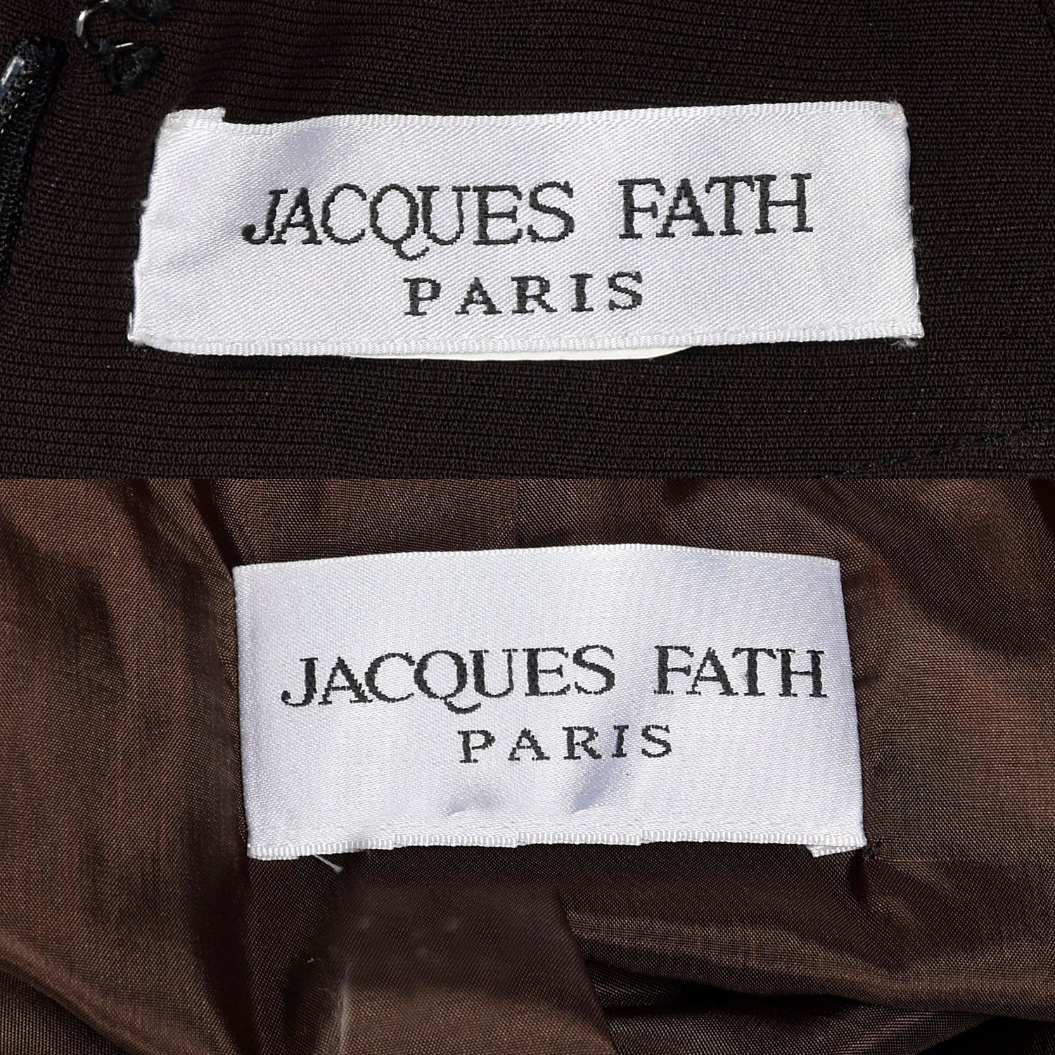 Medium Jacques Fath 1990s Brown Three Piece Suit