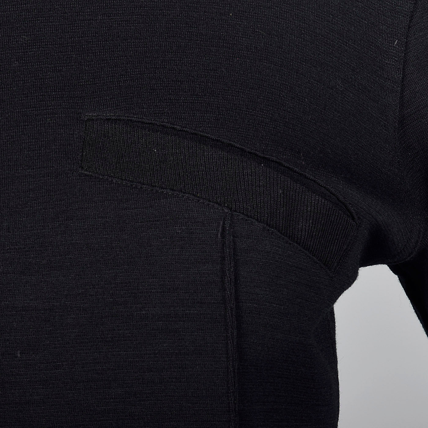 Small Gianni Versace Late 1980s Black Turtleneck Sweater