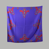 Emanuel Ungaro Paisley Print Purple Tapestry Shawl