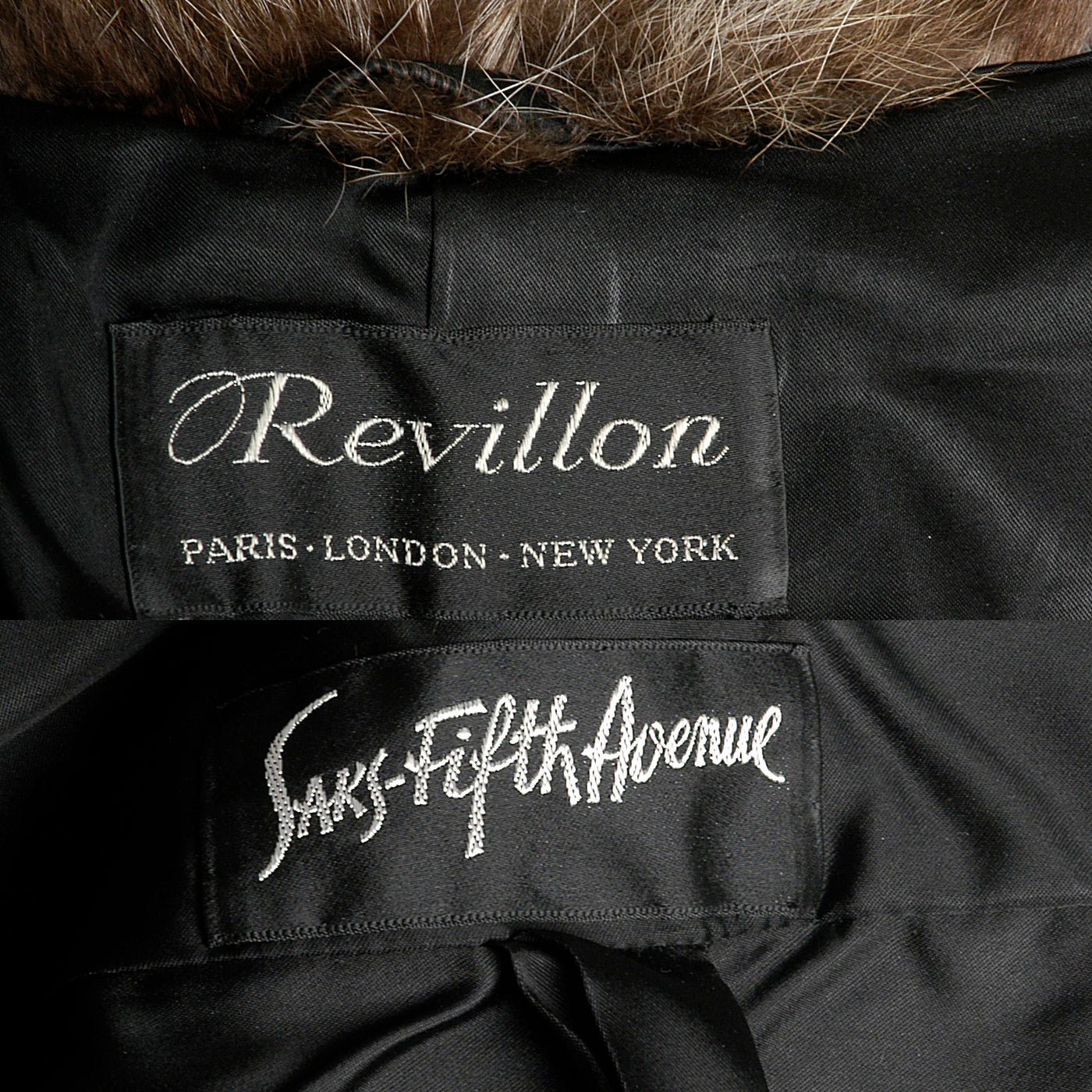 Full Length Saks Fifth Avenue Raccoon Fur Stroller Coat Revillon Winter Column
