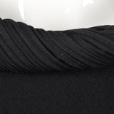 1950s Classic Black Dress with Rolled Collar